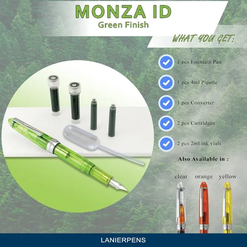 Miniatura 7 de Monteverde Monza ID Pluma Estilográfica - Verde