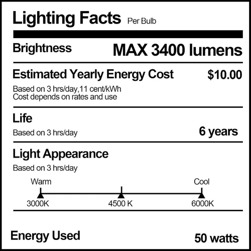 Miniatura 8 de EMART Bombilla de espectro completo, atenuación de 50 W, lámpara LED de 3000 K-6000 K para kit de iluminación Softbox, estudio de fotografía, hogar