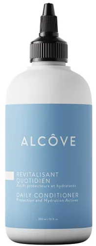 Alcôve - Acondicionador diario - Todo tipo de cabello - Cuidado ligero - Antiencrespamiento - Con aceite de argán y extracto de mango - Color seguro