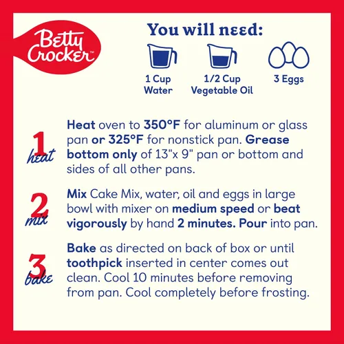 Miniatura 5 de Betty Crocker Delights Mezcla de pastel de chocolate alemán súper húmedo, 13.25 onzas (paquete de 12)