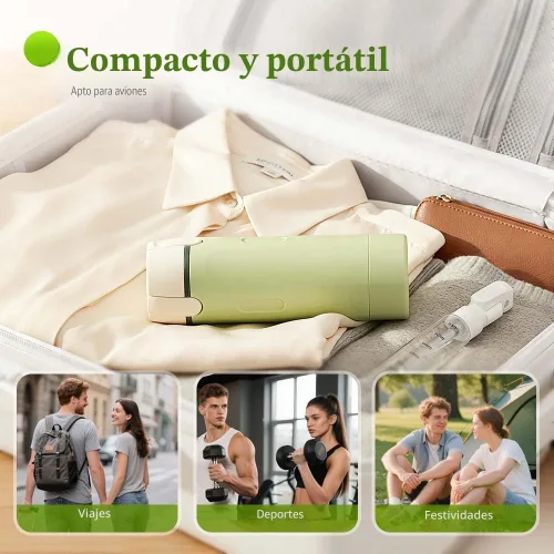 Miniatura 6 de Dispensador de viaje 4 en 1, paquete de 4 botellas de viaje para artículos de tocador, recipientes de tamaño de viaje a prueba de fugas, recipientes