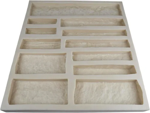 Miniatura 2 de Moldes de goma para hormigón, molde plano de cornisa de montaña, versión 1