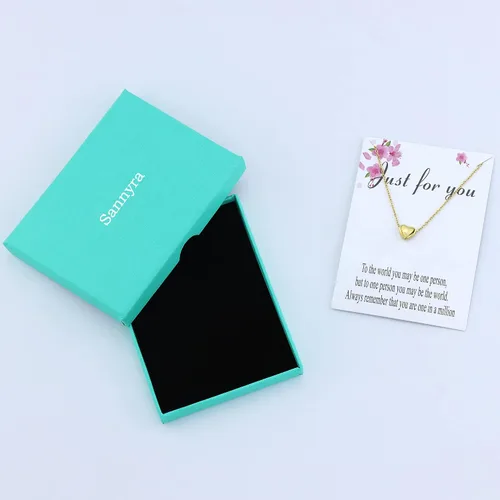 Miniatura 5 de SANNYRA Collares de corazón con inicial para mujer, collar del alfabeto de la A a la Z, chapado en oro de 18 quilates, joyería con colgante