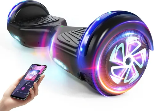 Miniatura 11 de LIEAGLE Scooter, Self Balancing Scooter with Bluetooth Speaker LED Lights Wheels,Dual 300w Motors, 7.5 mph Max Speed & 8.5 Miles Max Range, for A02