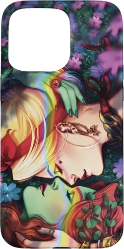 Miniatura 28 de iPhone 16 DC Comics Pride Harley Quinn & Poison Ivy Nose Touch Case