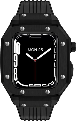 Miniatura 12 de Funda de aleación para Apple Watch Band Series 8, de 1.77 pulgadas, 1.65 pulgadas, 1.65 pulgadas, kit de modificación de marco de metal, accesorios