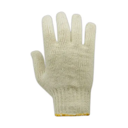Miniatura 3 de MAGID KnitMaster Guantes de punto de máquina de peso estándar, 12 pares, talla 9/L para hombres, natural, T193 10 pulgadas. Longitud