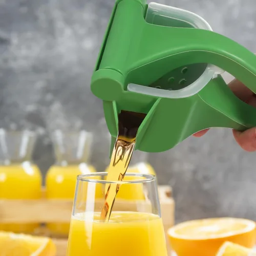 Miniatura 2 de Exprimidor manual manual de 2 piezas para cítricos y limones, naranjas y granadas, fácil de operar, conserva la frescura de los nutrientes