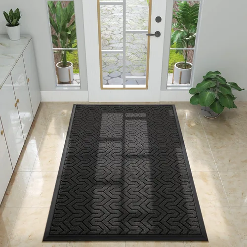 Miniatura 35 de Yimobra Alfombra para Puerta Delantera Exterior Entrada 29.5x17, Impermeable Resistente Alfombras Exteriores para Puerta Delantera, Alfombra