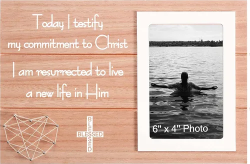 Miniatura 9 de Marco de Fotos con Cita Cristiana Inspiradora de Regalo - Puedo hacer todas las cosas en Cristo que me fortalece - Marco de Fotos de Versículo