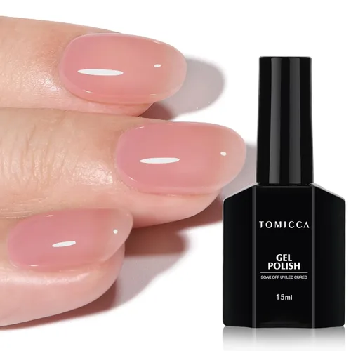 Miniatura 19 de TOMICCA Capa superior de gel mate, 0.5 onzas líquidas, acabado mate para esmalte de uñas de gel, remojar LED UV para curar de larga duración