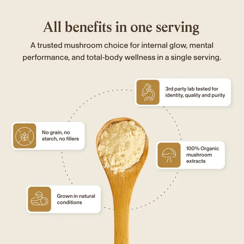 Miniatura 8 de Real Mushrooms Tremella - Extracto de hongo de 120 unidades para rutina diaria de bienestar, vegano, sin OMG, suplementos orgánicos, suplemento