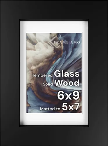 Miniatura 58 de Frame Amo Marco de póster de madera maciza de 13 x 19 pulgadas, color natural, tapete blanco para imagen de 11 x 17 pulgadas, parte frontal