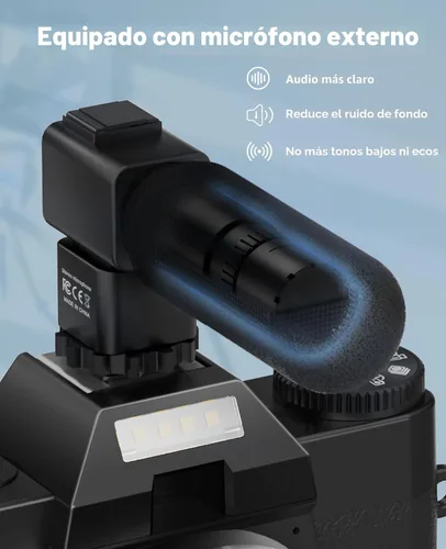 Miniatura 7 de FLATIC Cámaras para Fotografía, Cámara Digital 6K 64MP con WiFi y Micrófono para Youtuber, Cámara de Videoblogs con Zoom 16X y Pantalla Giratoria