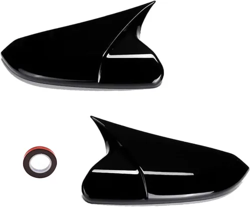 Miniatura 20 de Moonlinks Compatible con cubierta de espejo lateral del lado del pasajero para Honda Civic 2016-2021, negro brillante para Civic de 10ª