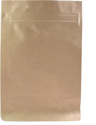 Miniatura 4 de AwePackage Bolsa de café resellable de 12 onzas con cremallera, bolsa de café con válvula, lengüeta inferior plana (50, papel kraft ancho)