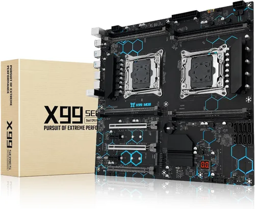 Miniatura 9 de X99 Placa base de doble CPU LGA 2011-3 Placa base de servidor para Intel i7 5ª/6ª generación Xeon E5 V3/V4 Series