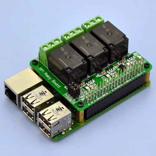 Miniatura 7 de Electronics-Salon RPi Power Relay Board Módulo de expansión para Raspberry Pi A+ 3A+ B+2B 3B 3B+4B
