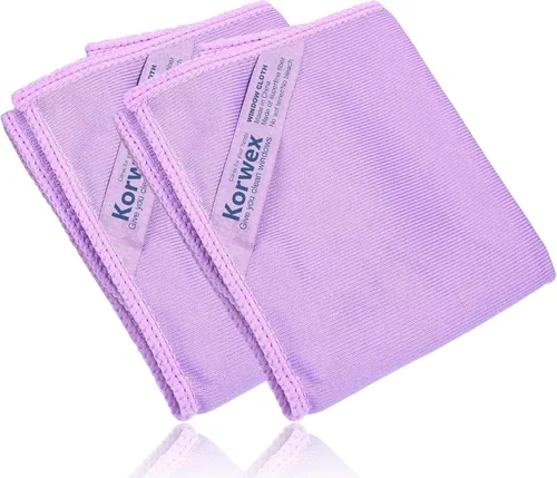 Norwεx - Paño de limpieza de ventanas, paño de limpieza de vidrio, no necesita productos químicos, solo tienes que añadir manchas de agua, rayas y