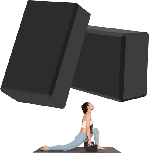 Miniatura 16 de Bloques de yoga de 9 x 6 x 3 pulgadas, superficie antideslizante suave, bloques de espuma de alta calidad, apoyo, ligero, resistente al olor