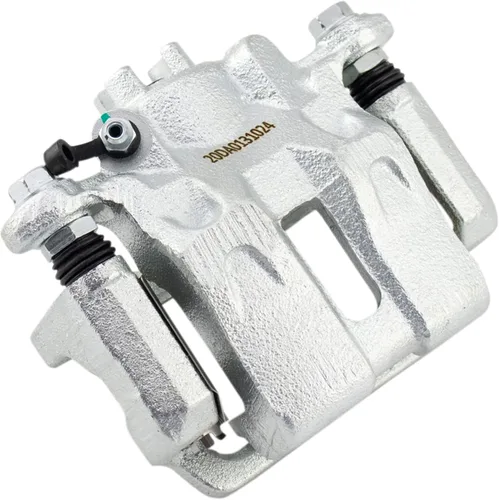 Miniatura 9 de TRQ Kit de pastillas de freno trasero y rotor, pinza de freno, kit químico, pastillas de freno, rotor de freno de cerámica premium recubierto G