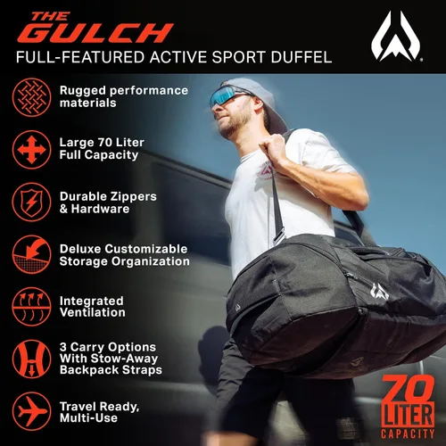 Miniatura 2 de Wildhorn Gulch MTB - Bolsa de transporte resistente para bicicleta de 70 litros. Bolsa ligera y duradera para bicicleta. Bolsa de engranaje ideal