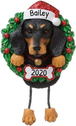 Miniatura 16 de Adornos de Navidad personalizados para perros de Elfos 2024 – Corona Shih Tzu para la primera Navidad de los amantes de los perros