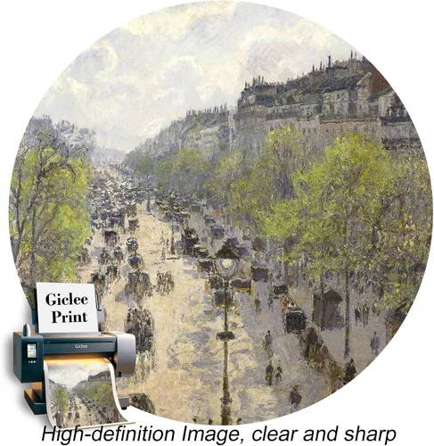Miniatura 151 de A&T ARTWORK Campo de trigo con cipreses de Van Gogh Las reproducciones de arte clásico mundial, impresiones en lienzo giclée para decoración