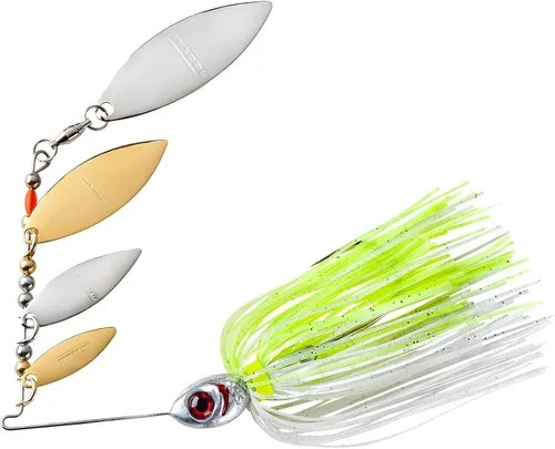 Miniatura 11 de Booyah Señuelo de pesca Shad Blade-Bait, Pearl Shiner, Mini Shad (3/16 oz)
