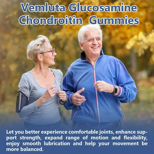 Miniatura 7 de 1 paquete de gomitas de glucosamina y condroitina, suplemento de apoyo articular extra fuerte de 3000 mg con MSM, flexibilidad, gomitas