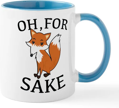 Miniatura 37 de CafePress Taza de café de cerámica For Fox Sake de 11 oz (11.0 fl oz)