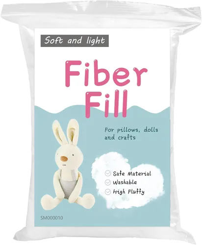 Miniatura 19 de LOKUNN Fibra de poliéster de 2.12 oz/60 g, relleno de fibra de poliéster (2.12 oz ~ 3.97 libras), relleno para animales de peluche, relleno