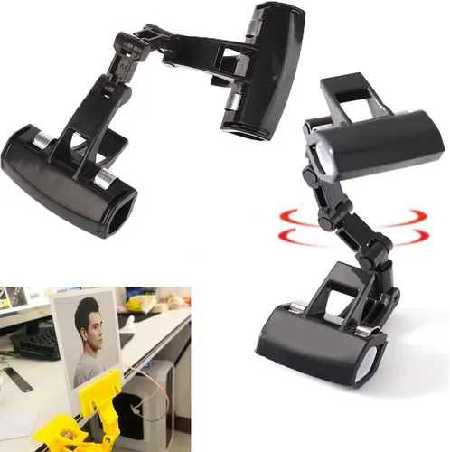 Miniatura 3 de Paquete de 3 soportes para documentos, clip de doble cabezal, soporte giratorio para imagen, foto, guión, manualidades, pintura, copia, rótulo