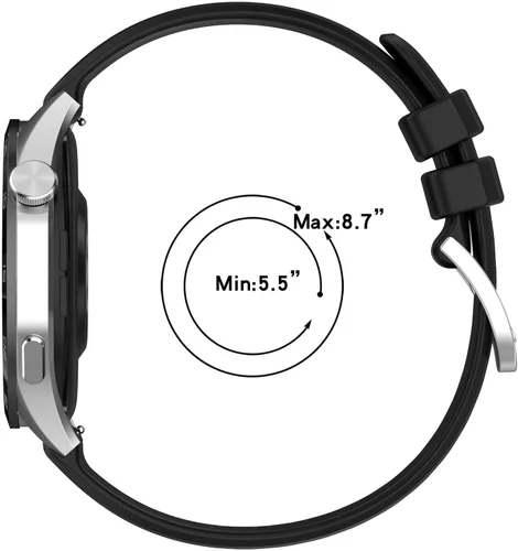 Miniatura 4 de Generic Paquete de 5 correas de reloj de 0.709 in compatibles con Huawei Watch GT4 41MM/Garmin Venu 3S/Forerunner 265S Correa de repuesto