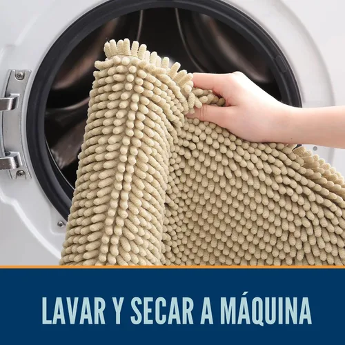 Miniatura 5 de OLANLY - Tapete para puerta de perro y patas sucias, absorbe la humedad y la suciedad, antideslizante, lavable, de felpilla de secado rápido