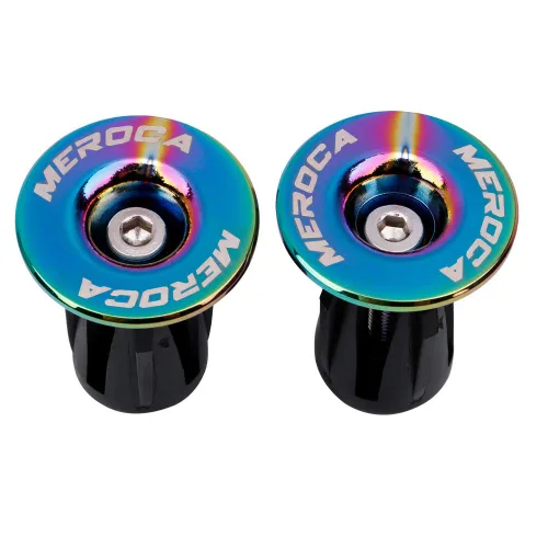 Miniatura 2 de 1 par de tapones de extremo de manillar de bicicleta de aluminio, tapas de extremo de barra con bloqueo expansivo para bicicleta de carretera
