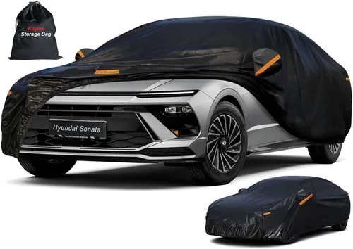 Miniatura 100 de Kayme - Cubierta completa impermeable de 7 capas para Honda Civic Sedán/Coupé (1991-2024), apta para todo clima, protección p/exteriores contra