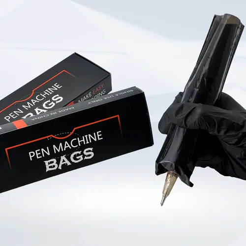 Miniatura 8 de EZ - Fundas para máquina de tatuaje, 200 unidades (2 x 6.6 pulgadas) desechables para bolígrafo de tatuaje, bolsas para máquina de cartucho, fundas