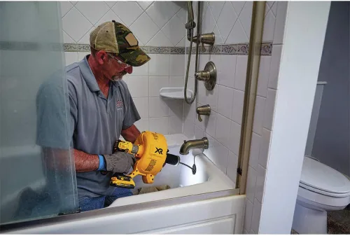 Miniatura 7 de DEWALT Kit de serpiente de drenaje MAX XR de 20 V, sin escobillas (DCD200D1)