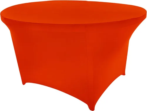 Miniatura 81 de Mantel de cóctel de elastano redondo de 24 pulgadas x 30 pulgadas de alto, color negro