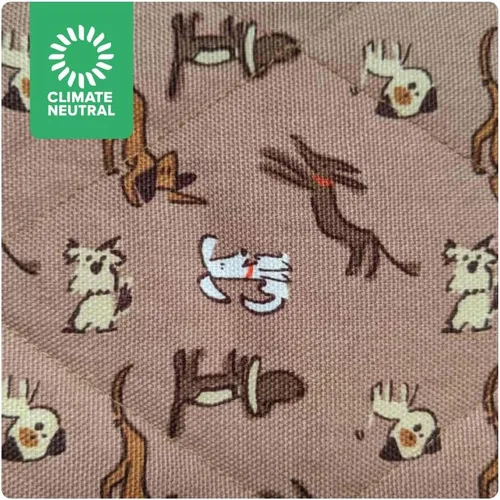 Miniatura 10 de Molly Mutt Protector de muebles antideslizante de 2 plazas y funda de sofá para perros y mascotas, funda de lona de algodón 100% orgánico