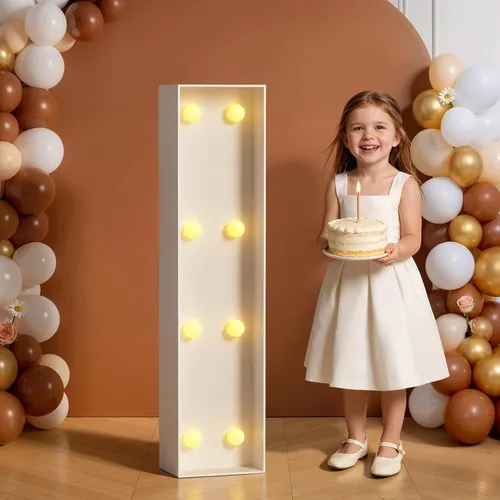 Miniatura 68 de Números de marquesina de 4 pies de alto, 4 pies de alto, números grandes iluminados 0 para 30, 40, 50, 60, decoración de fiesta de cumpleaños