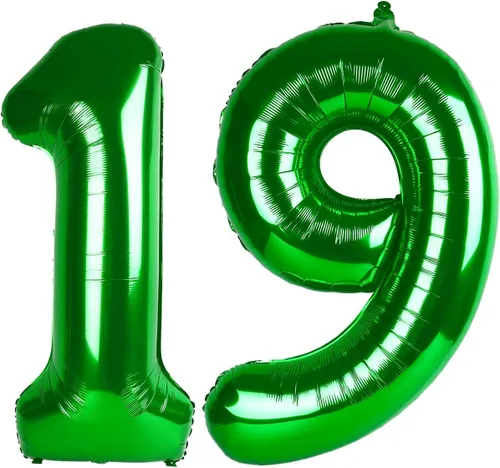 Miniatura 172 de Globo de cumpleaños número 4 dorado de 40 pulgadas, globos gigantes del número cuatro 14 24 34 40 44 2024, globos grandes de lámina de mylar para Oro