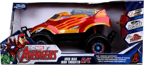 Miniatura 2 de Jada Toys Marvel Avengers 1:14 Iron Man Iron Man - Coche de control remoto a control remoto, juguetes para niños y adultos (32126)
