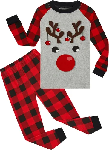 Miniatura 15 de Demifill Conjunto de pijamas de Halloween para niños y niñas, pijamas de Navidad, ropa de dormir para niños y niñas
