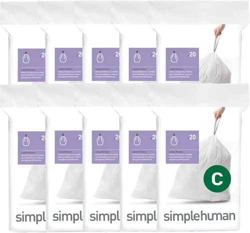 Miniatura 5 de Simplehuman Code C Bolsas de basura con cordón ajustable