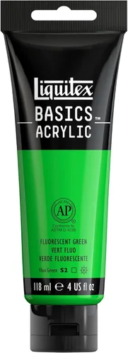Miniatura 11 de Liquitex BASICS Pintura Acrílica, Botella de 400ml (13.5 oz), Blanco Titanio Titanio Blanco