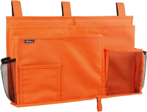 Miniatura 8 de Surblue Caddy Organizador colgante, Bolsa de almacenamiento para cabecera para literas y camas de hospital, Azul Turquesa, L R-Teal