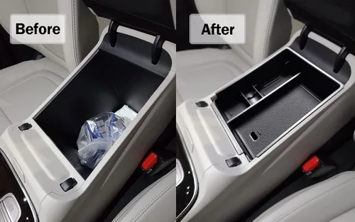 Miniatura 2 de Organizador de Consola Central TACOBRO Compatible con Hyundai 2022-2024 Tucson Plug-in Hybrid/Hybrid todos los acabados y Tucson Gas Limited y Santa
