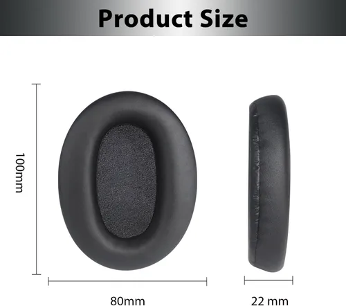 Miniatura 4 de Almohadillas de repuesto WH-CH710N, almohadillas para auriculares de piel sintética de proteína, almohadillas para Sony WH-CH700N, WH-CH710N